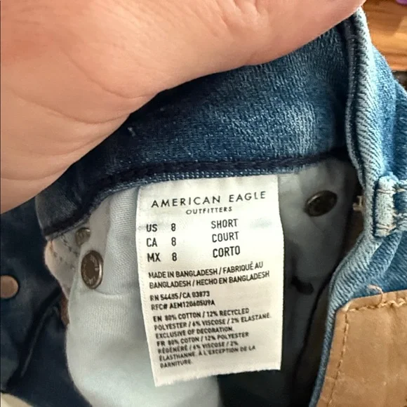 American Eagle Outfitters Blue Flare Jeans - Picture 2 of 3